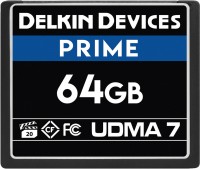 Photos - Memory Card Delkin Devices PRIME UDMA 7 CompactFlash 64 GB