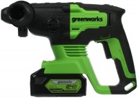 Photos - Rotary Hammer Greenworks GD24SDS2K4 3803007UB 