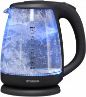 Photos - Electric Kettle Hyundai HYK-G3003 2200 W 1.8 L  black