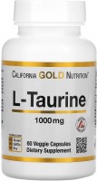 Photos - Amino Acid California Gold Nutrition L-Taurine 1000 mg 60 cap 