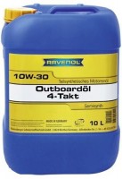 Photos - Engine Oil Ravenol Outboardoel 4T 10W-30 10 L