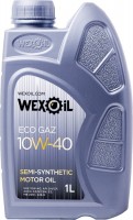 Photos - Engine Oil Wexoil Eco Gaz 10W-40 1 L