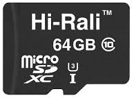 Photos - Memory Card Hi-Rali microSDXC class 10 UHS-I 64 GB