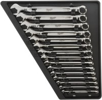 Photos - Tool Kit Milwaukee MAX BITE metric combination spanner set 15 pc (4932464258) 