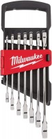 Photos - Tool Kit Milwaukee MAX BITE ratcheting metric combination spanner set 7 pc (4932464993) 