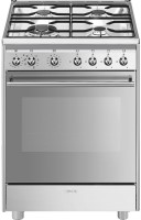 Photos - Cooker Smeg CX68MDS8 stainless steel