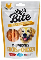 Photos - Dog Food Brit Let's Bite Chewbones Sticks with Chicken 1