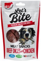 Photos - Dog Food Brit Lets Bite Meat Snacks Beef Dices with Chicken 1