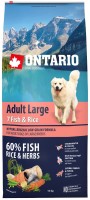 Photos - Dog Food Ontario Adult Large Fish/Rice 