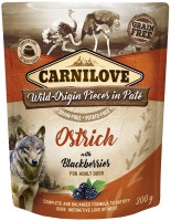 Photos - Dog Food Carnilove Adult Ostrich/Blackberries 300 g 1