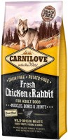 Photos - Dog Food Carnilove Adult Fresh Chicken/Rabbit 