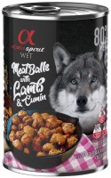 Photos - Dog Food Alpha Spirit Meat Balls with Lamb/Cumin 400 g 1