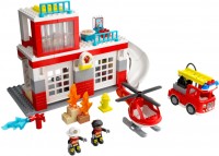 Construction Toy Lego Fire Station and Helicopter 10970 