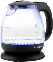 Photos - Electric Kettle Hyundai VK 101 1100 W 1 L  black