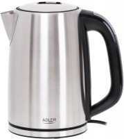 Photos - Electric Kettle Adler AD 1340 2200 W 1.7 L  stainless steel