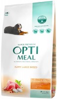 Photos - Dog Food Optimeal Puppy Large Beed Turkey 