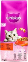 Photos - Cat Food Whiskas Adult Beef  14 kg