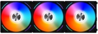 Photos - Computer Cooling Lian Li Uni Fan AL120 RGB 3-Pack Black 
