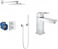 Photos - Bath Tap Set Grohe Grohtherm Cube 345234 