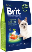 Photos - Cat Food Brit Premium Sterilized Salmon  8 kg