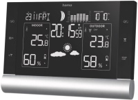 Photos - Weather Station Hama Black Line Plus 