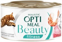 Photos - Cat Food Optimeal Beauty Fitness Cat Canned Tuna/Shrimps 70 g 