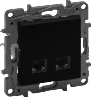 Photos - Socket Legrand Niloe Step 863562 black