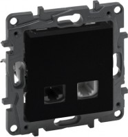 Photos - Socket Legrand Niloe Step 863556 black