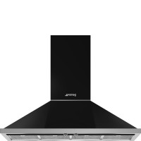 Photos - Cooker Hood Smeg KPF12BL black