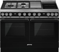 Photos - Cooker Smeg Portofino CPF120IGMPBL black