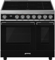 Photos - Cooker Smeg Portofino CPF92IMBL black