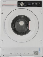 Photos - Integrated Washing Machine Sharp ES-NIB814BWC 