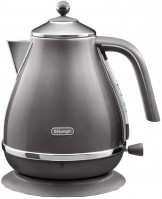 Photos - Electric Kettle De'Longhi Icona Metallics KBOT 2001.GY gray