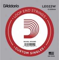 Photos - Strings DAddario Nickel Wound Loop End Single Strings 022 