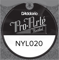 Photos - Strings DAddario Classical Rectified Nylon Single 020 