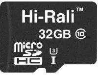 Photos - Memory Card Hi-Rali microSD class 10 UHS-I U3 + SD adapter 32 GB