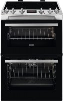 Photos - Cooker Zanussi ZCV66370XA stainless steel