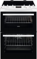 Photos - Cooker Zanussi ZCV66370WA white