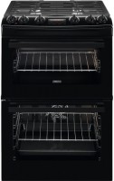 Photos - Cooker Zanussi ZCK66350BA black