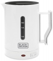 Photos - Electric Kettle Black&Decker DC1005 1000 W 0.5 L  white