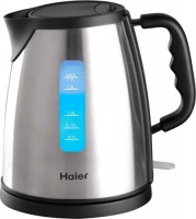 Photos - Electric Kettle Haier HKT-2110 3000 W 1.7 L  stainless steel