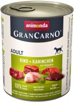 Photos - Dog Food Animonda GranCarno Original Adult Beef/Rabbit 1