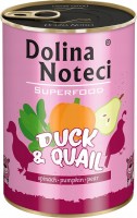 Photos - Dog Food Dolina Noteci Superfood Duck/Quail 