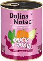 Photos - Dog Food Dolina Noteci Superfood Duck/Quail 