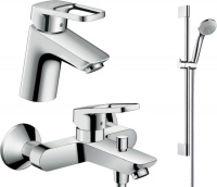 Photos - Bath Tap Set Hansgrohe Logis Loop 1042017 