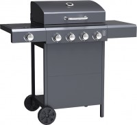 Photos - BBQ / Smoker Embermann Grill Master 4 Burner Barbecue with Side Burner 