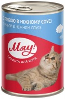 Photos - Cat Food Mjau Adult Fish in Tender Sauce  24 pcs