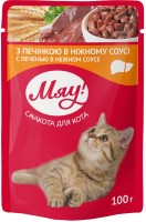 Photos - Cat Food Mjau Adult Packaging Pouch with Liver 24 pcs 