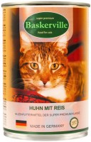 Photos - Cat Food Baskerville Cat Can with Chicken/Rice 400 g 