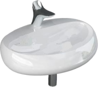 Photos - Bathroom Sink Rak Ceramics Cloud 55 CLOWB5501AWHA 550 mm